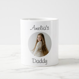 Personlig Pappa Gift - Anpassningsbar Child Ansikt Jumbo Mugg