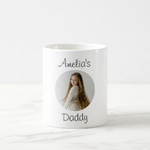 Personlig Pappa Gift - Anpassningsbar Child Ansikt Kaffemugg