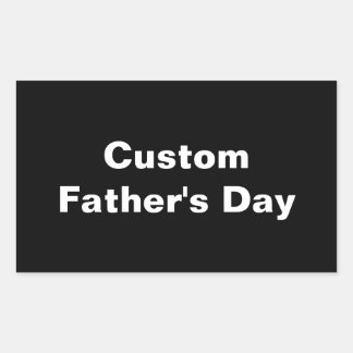 Personlig Pappa Gift för Fars dag Rektangulärt Klistermärke
