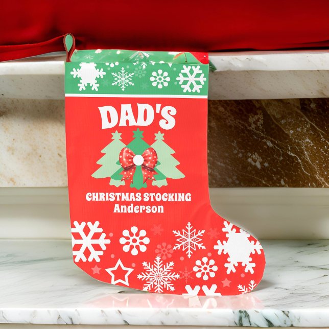 Personlig Pappa julklapp Stor Julstrumpa (Skapare uppladdad)