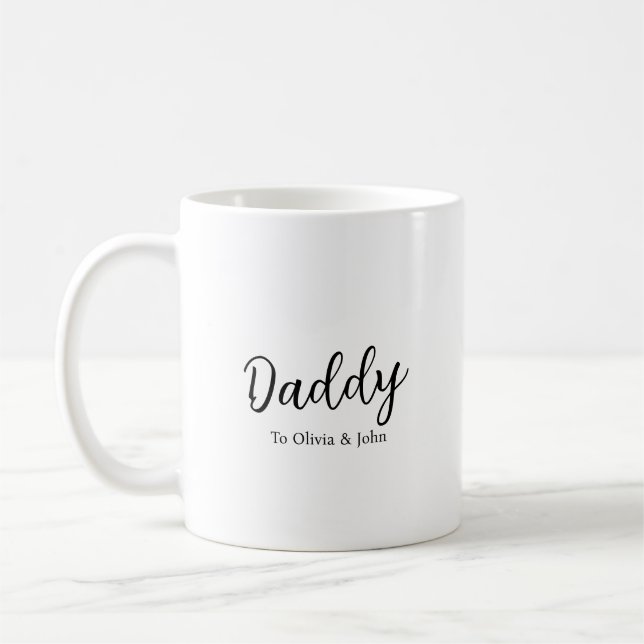 Personlig Pappa Kaffemugg (Vänster)
