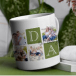 Personlig Pappa Kärlek 7 Fotokollage Kaffemugg<br><div class="desc">Personlig Pappa 7 Photo Collage Mugg - Celebrate Pappa med en tidslängd och elegant som är så speciell som han är! Det här fotokollage mugg spådomar ut "Pappa i trendigets färgad block, vilket ger dina favoritfamiljestunder en utmärkt ram. Skriptet "Vi kärlek dig!" tillför en hjärtfull beröring, skapar det perfektens keepy...</div>
