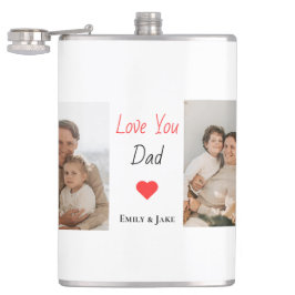 Personlig Pappa-kolv | Fars dag Gifts Fickplunta