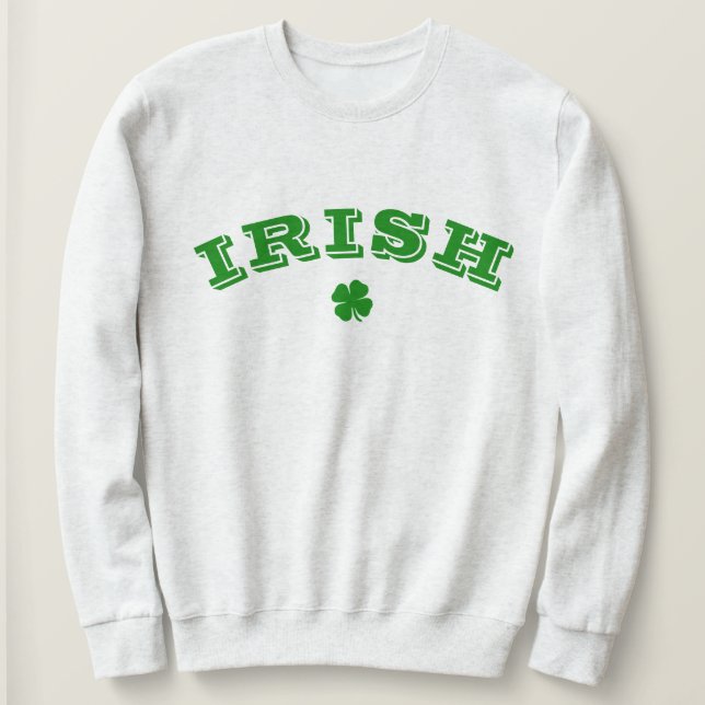 Personlig Pappa Mamma Irish Grönt Shamrock T Shirt (Design framsida)