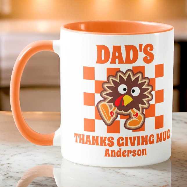 Personlig Pappa Thanksgiving Mugg (Skapare uppladdad)