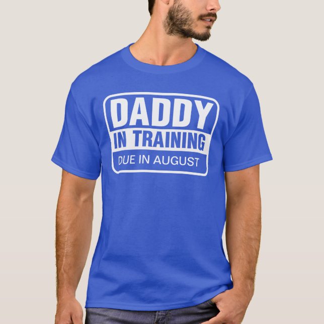 Personlig pappa under träning tee shirt (Framsida)