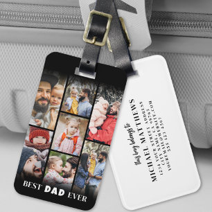 Personlig pappafoto bagagebricka