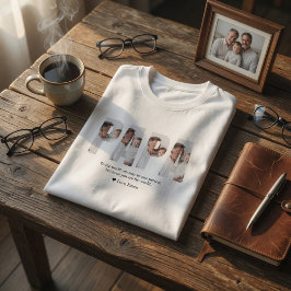 Personlig pappafoto | Bästa pappa någonsin-present T Shirt