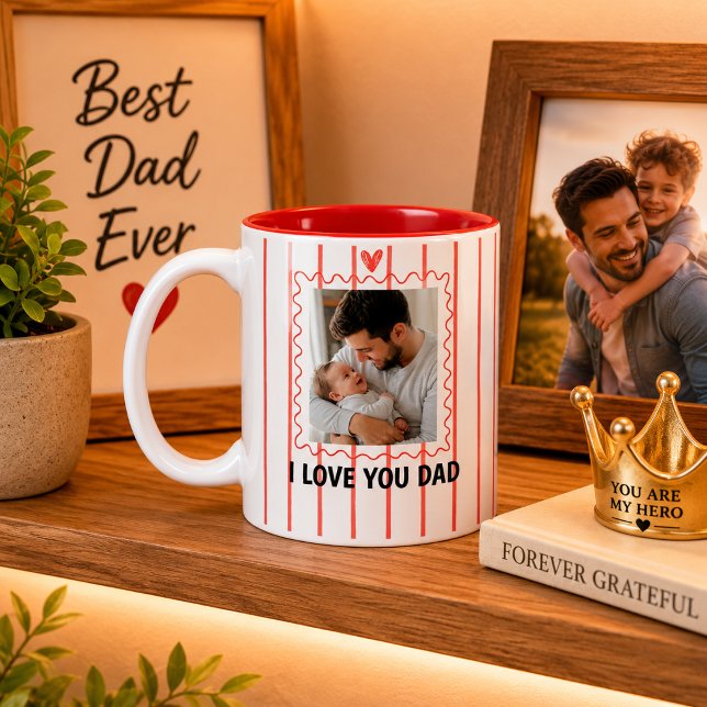 Personlig Pappafoto Mugg (Skapare uppladdad)