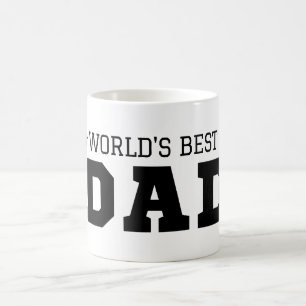 Personlig pappagåva Världens bästa pappa Fars dag Kaffemugg