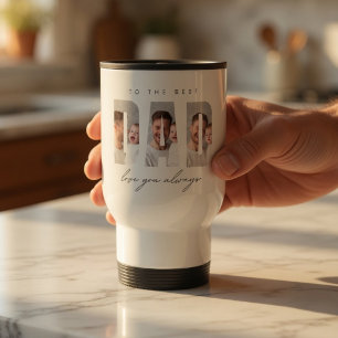 Personlig Pappamugg med Foto   Bästa Pappa Resemugg