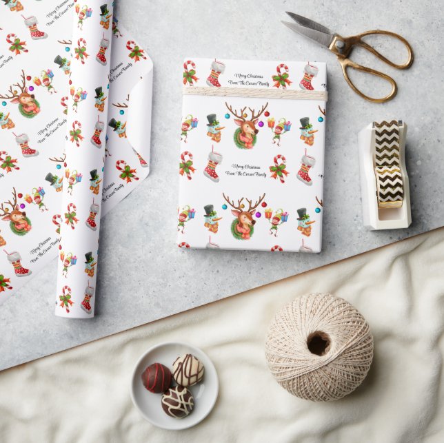 Personlig Papper julafton Presentpapper (Hantverk)