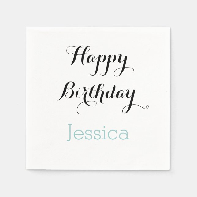 Personlig Pappersservett (Framsidan)