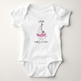 Personlig Pappor First Mate Sailboat Flicka T Shirt