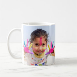 Personlig Pappor Little Angel Photo Kaffemugg