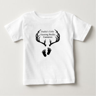 Personlig Pappor Little Hunting Buddy Hunting T Shirt