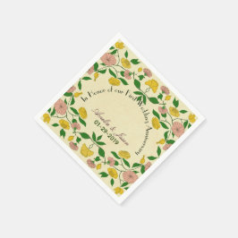 Personlig Par 1:a Bröllop-årsdagen Pappersservett