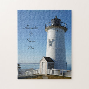 Personlig Par Anpassningsbar Nobska Lighthouse Pussel