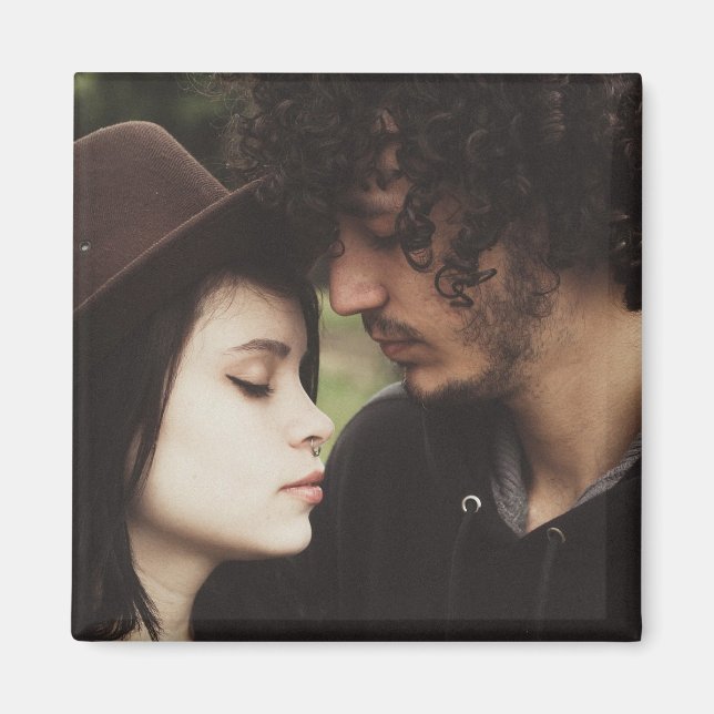 Personlig Par Photo Magnet Romantic Gift (Framsidan)