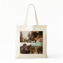 Personlig Par Photo Tote Bag