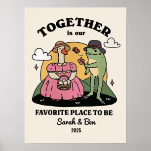 Personlig, par utskrift, Anpassningsbar från Illus Poster
