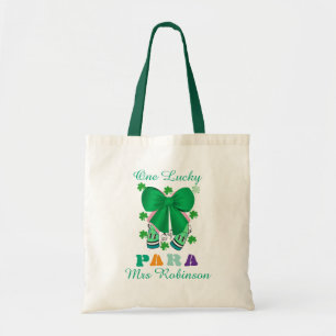 Personlig para utbildare coquette st paddy's day tygkasse