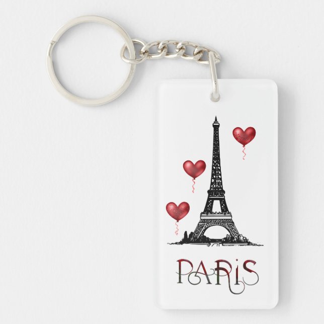Personlig Paris, Eiffel Torn och Red Balloons (Framsidan)