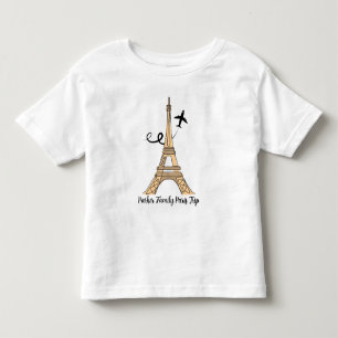 Personlig Paris-resa Chic Eiffeltornet T Shirt