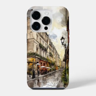 Personlig Paris Watercolor Phone Case