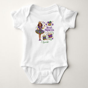 Personlig Pärlprinsessa - Mardi Gras T Shirt