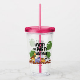 Personlig Party animal Safari Giveaway Take Away Mugg