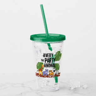 Personlig Party animal Safari Giveaway Take Away Mugg