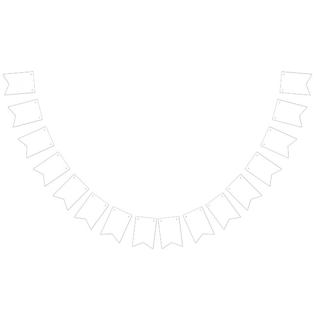 Personlig Party Bunting ・ Bröllop & Birthday Vimplar (Alla)