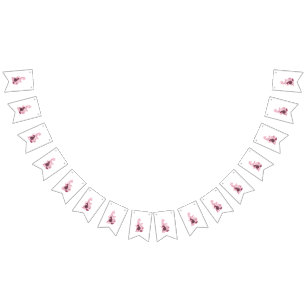 Personlig Party Bunting ・ Retro & Modern Décor Vimplar