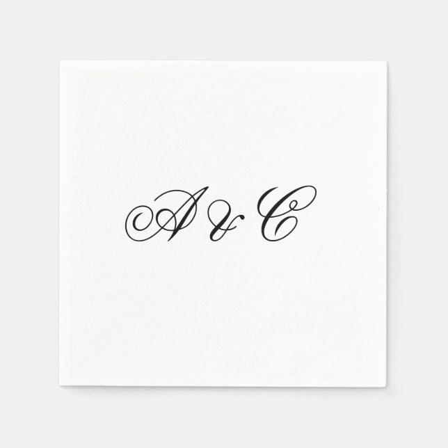 Personlig Party Napkins Pappersservett (Framsidan)