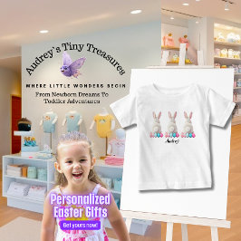 Personlig Påsk Baby T-Shirt