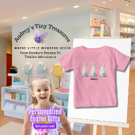 Personlig Påsk Baby T-Shirt