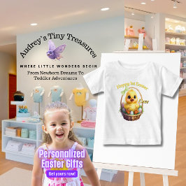 Personlig Påsk Baby T-Shirt
