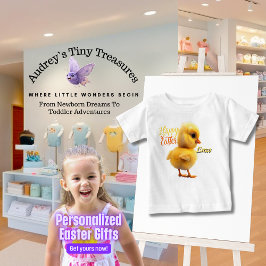 Personlig Påsk Chic Baby T-Shirt