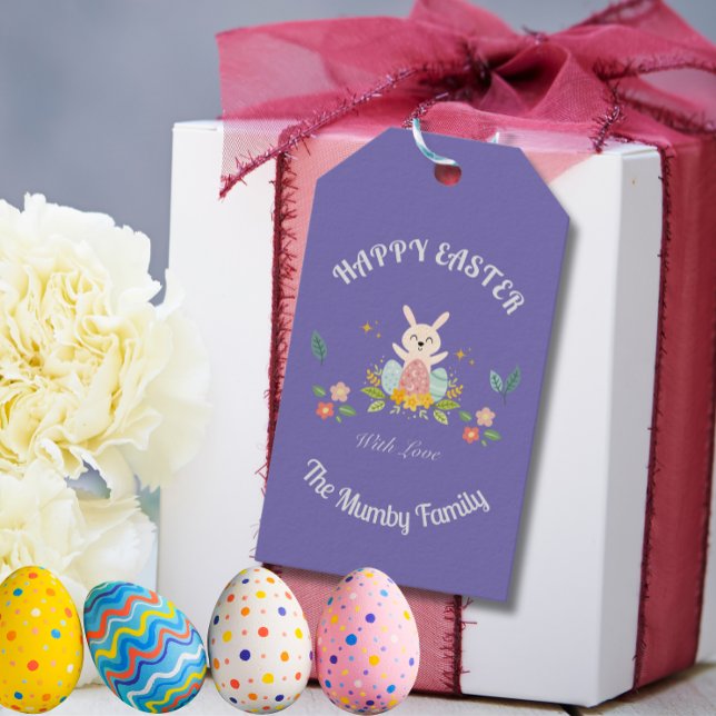 Personlig Påsk Helgdag Gift Märkre Presentetikett (Celebrate in style with our bespoke Easter gift tag! Crafted with love, each embodies spring joy.)
