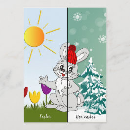 Personlig påsk Nor'easter-kort Inbjudningar