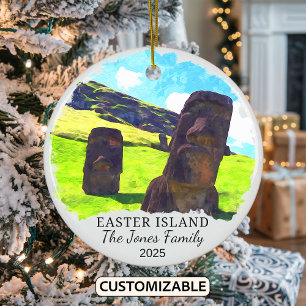 Personlig Påsk, ön Ornament, Chile Julgransprydnad Keramik