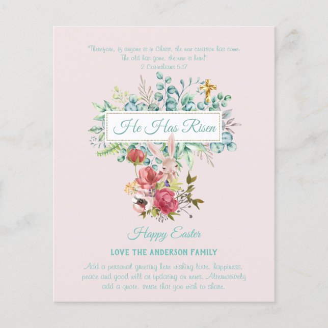 Personlig Påsk Vintage budgetFOTO (Framsida)