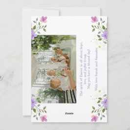 Personlig påskfotonkollageplatt kort