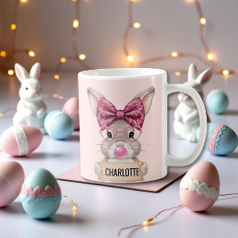 Personlig Påskhare Kaffe Mugg för barn
