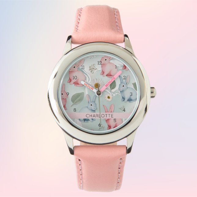 Personlig Påskhare Kids Watch Armbandsur (Personalized Easter Bunny Kids' Watch)