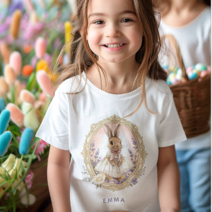 Personlig Påskharen Anpassat Namn T Shirt