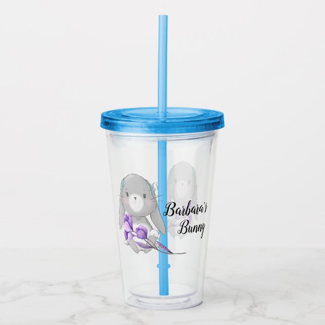 Personlig påskharen take away mugg (Framsida)