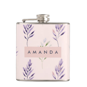 Personlig Pastel Elegant Lavender Pastel Fickplunta