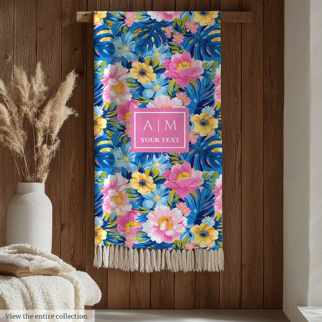 Personlig-pastel-färg-vattenfärgsdisketter Fleecefilt (Personalized pastel colors watercolor preppy throw Fleece Blanket)